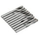 thumbnail image 2 of 10 brocas helicoidales de vástago recto de acero de tungsteno para grabado de fresas CNC de 11 mm, 2 of 14