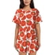 thumbnail image 1 of Balery Tomatoes Conjunto de Pijama para Mujer con Estampado, Dos Piezas de Manga Corta y Shorts, Ropa de Dormir Suave con Cuello Redondo y Bolsillos-Large, 1 of 6