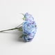 thumbnail image 3 of Ramo de flores artificiales de seda de 6 piezas para decoración del hogar, bodas, manualidades y bricolaje. Azul, 3 of 9
