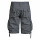 thumbnail image 5 of Pantalones para Hombre con Bolsillos Y Cintura Elástica, Botón Casual Clásico, Pantalones Cortos de Carga de Verano para Hombres, 5 of 7