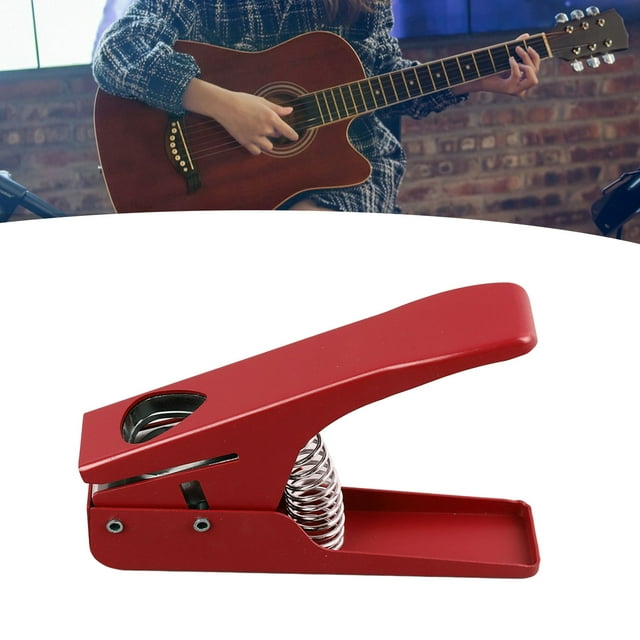 Multifunctional Guitar Pick Hole Puncher Cutter Maker, Adjustable Size Metal Plastic Material For Guitarists Of All Skill Levels