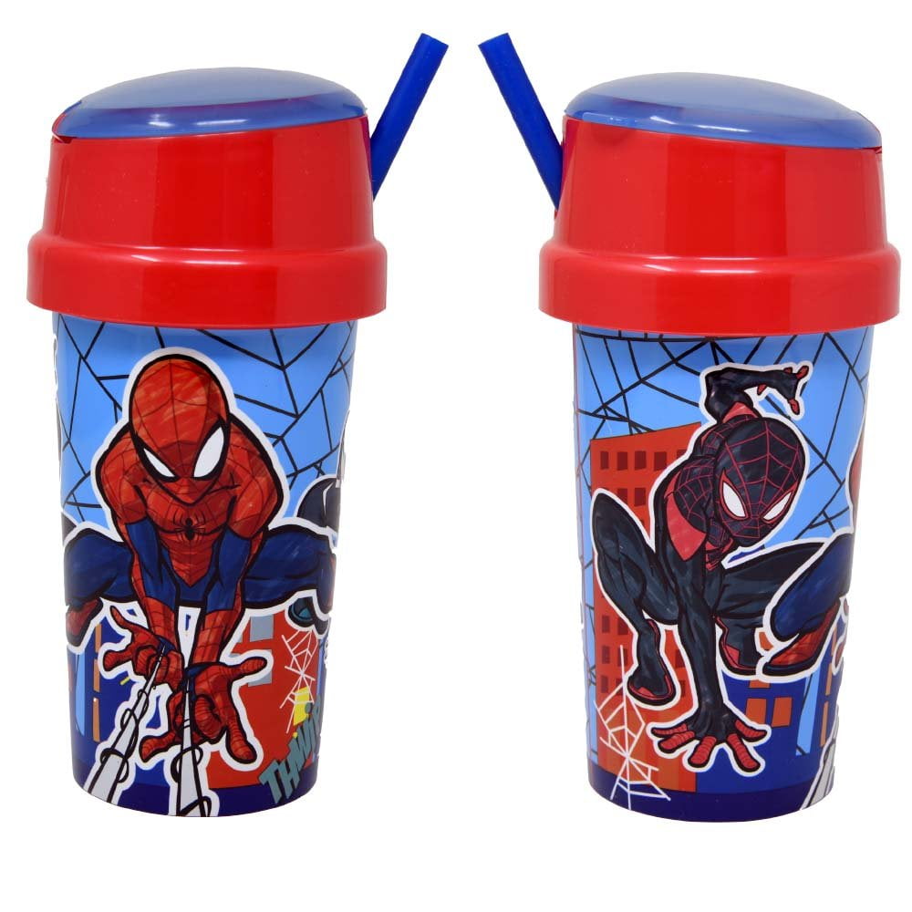 Zak Designs Kids 4-Piece 14.5 oz Spidey Tumbler Set - Walmart.com
