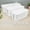 White, variant on DUNCHATY 3 Sizes Cable Management Box Set, Cable Hider Box Set with 10 Cable Ties and 4 Cable Clips, Cord Concealer for Surge Protectors, Universal Cutouts & Ventilation Slots (White)