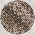 thumbnail image 5 of Homespice Decor 322623 20 x 30 in. Wildwood Ultra Durable Rectangular Braided Rug - Brown, 5 of 5