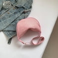 thumbnail image 4 of Bolso Bandolera Tejido Paja para Mujer Hobo Viajes Al Aire Libre () Rosa, 4 of 5