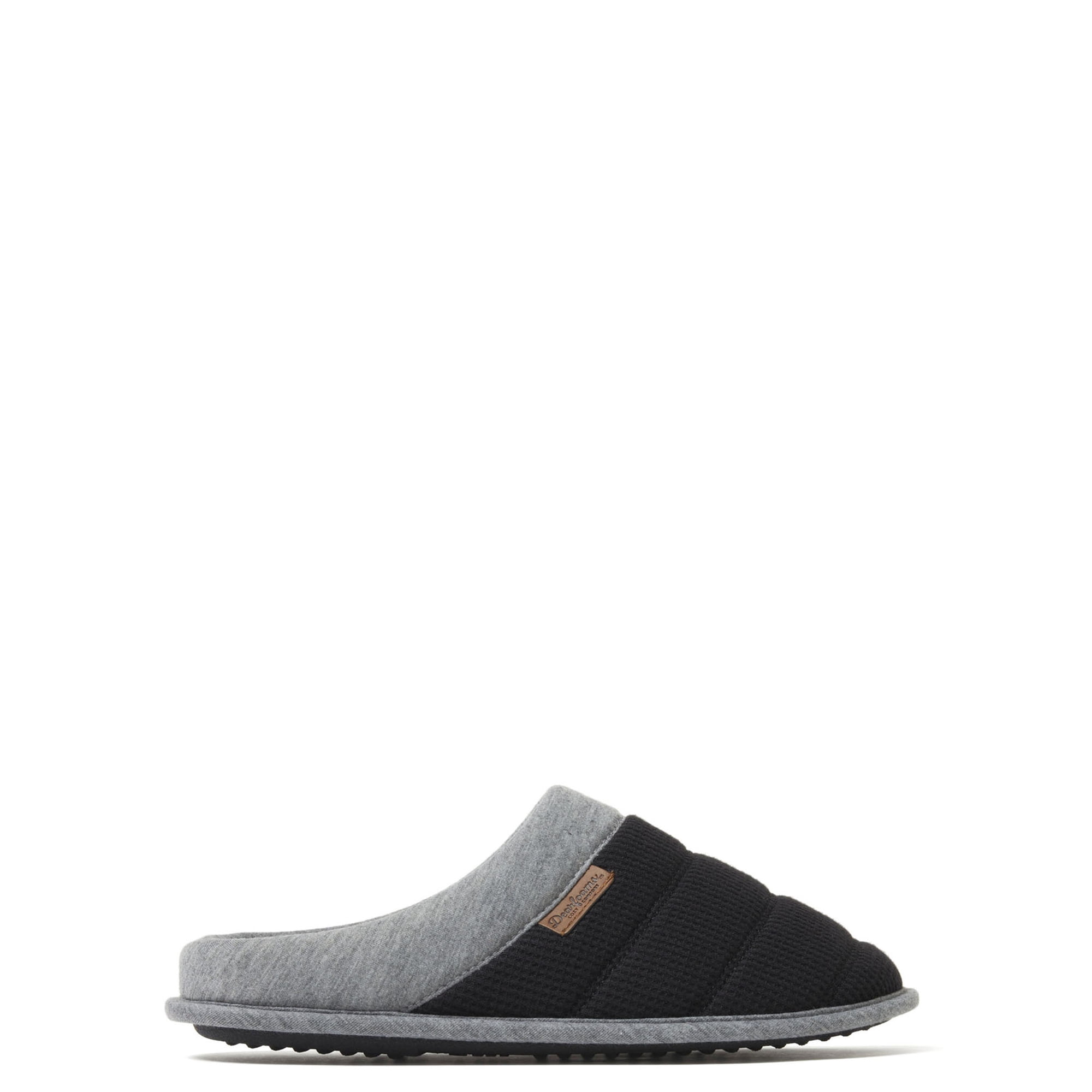 Dearfoams Cozy Comfort Men's Bound Knit Clog Slippers