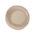 thumbnail image 5 of LR Home Textured Stripe Round Cotton 19" Storage Basket with Handles, Coral/White, 5 of 9