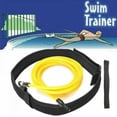 thumbnail image 2 of Yellow Emulsion Swim Resistance Training Belt Kit with Elastic Rope & Black Fixing Strap – Turn Home Pool into Training Arena, Enhance Strokes, Build Strength & Endurance for Full-Body Toning,, 2 of 6