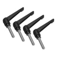 thumbnail image 4 of Uxcell 4 Packs M10 x 35mm 304 Stainless Steel Male Thread Adjustable Clamping Lever Handles Knobs, 4 of 5
