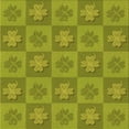 thumbnail image 1 of Ahgly Company Indoor Square Patterned Acid Green Area Rugs, 5' Square, 1 of 6
