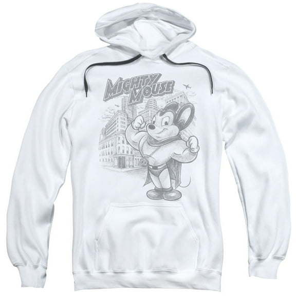 Mighty Mouse - Protect And Serve - Pull-Over Hoodie - X-Large