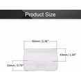 thumbnail image 2 of HUGFEGWE 2 x 18650 Battery Storage Case Holder Organizer Box Transparent 2Pcs CA919-114771, 2 of 7