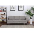 thumbnail image 4 of Topline Home Furnishing Ensemble de canapé gris 3 pièces, 4 of 4