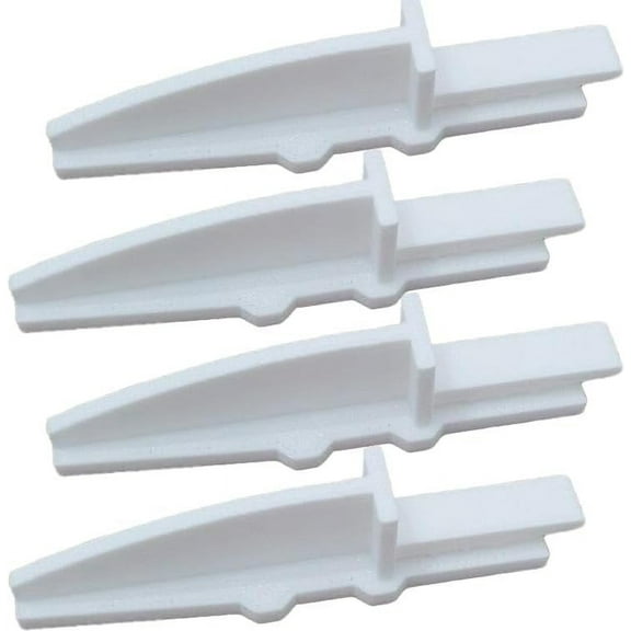 Replacement Lasko Box Fan Feet, 4 Pack, Stronger Than Original, Excellent Fit, 2 SETS OF 2 FEET, 4 FEET TOTAL, White