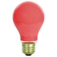 thumbnail image 2 of 2Pk - Sunlite 40w A19 120v E26 Medium Base Ceramic Red Colored Light Bulb, 2 of 2