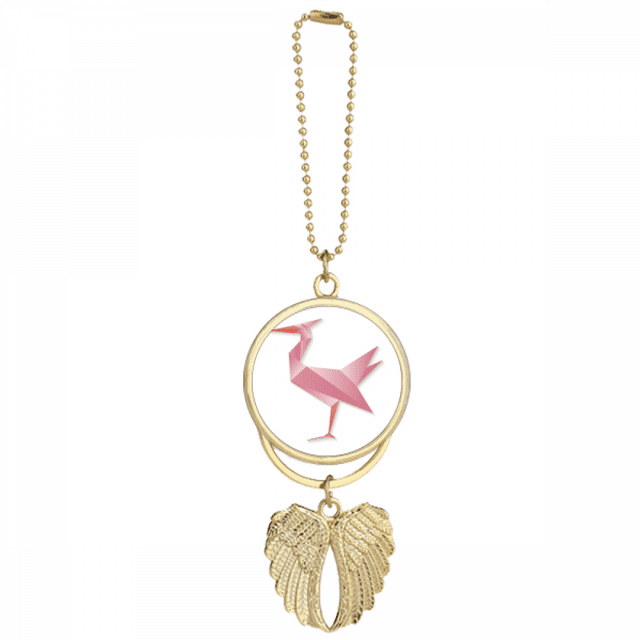 Porte-clés Voiture Motif Origa Flango Géométrique Pendentif Aile d'Ange