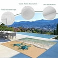 thumbnail image 4 of Fsddascl Coastal Turtle Outdoor Rug for Patio/Deck/Porch, Non-Slip Large Area Rug 5 x 8 Ft, Summer Beach Nautical Ocean Waves Indoor Outdoor Rugs Washable Area Rugs, Reversible Camping Rug Carpet, 4 of 5