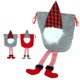 thumbnail image 5 of Bolsa de dulces de Papá Noel bolsa de regalos de Navidad bolsas de sacos de regalos de Navidad 2 uds pelusa suave para Halloween ANGGREK Otros, 5 of 8