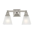 thumbnail image 2 of Livex Lighting Mission 2 Bath Light in Brushed Nickel, 2 of 16