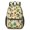 Hedgehog and Apple Yellow Pattern, variant on Hedgehog and Leaf Purple Pattern 17" Waterproof Oxford School Backpacks for Teens, S-Shape Padded Straps, for School, Travel, Hiking, Camping