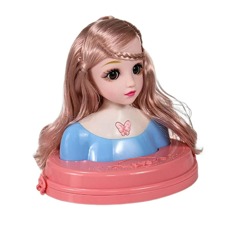 Doll Styling Head Toy Doll Hair Styling Toy DIY Dolls Toy Makeup
