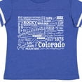 thumbnail image 4 of Inktastic Colorado Word Salad- State Outline Boys or Girls Toddler T-Shirt, 4 of 5