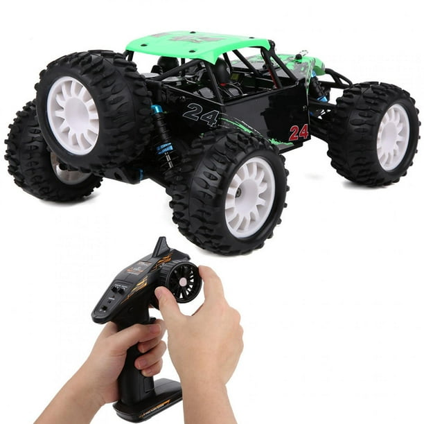 Camión Del Desierto Coche Rc 1/16 Escala Desierto Camión Cuatro Ruedas Vehículo De Control Remoto Modelo De Coche ToyGreen Cepillado ANGGREK Otros