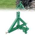 thumbnail image 1 of 3 Point Trailer Hitch for Tractor - 2" Receiver & Ball Mount with Towing Hook, Heavy Duty Category 1 Quick Hitch Attachment Compatible with Kubota & Subcompact Tractors, 1 of 7