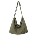 thumbnail image 1 of Bandolera de lona lavada para mujer de estilo japonés, 1 of 2