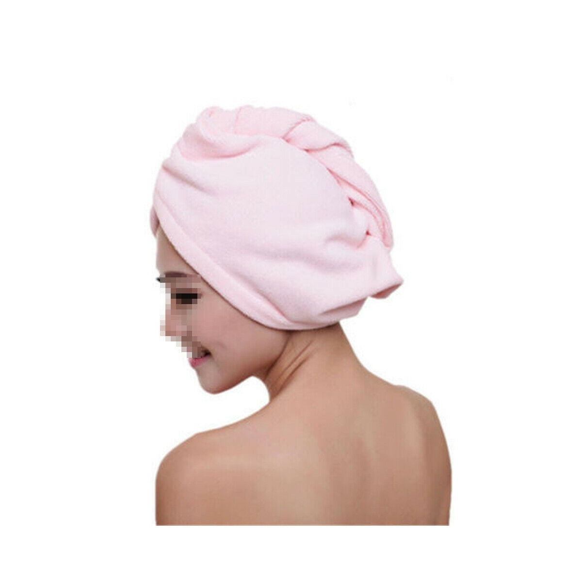 1*Turban Towel Twist Hair Quick Dry Microfiber Bath Spa Towel Cap Wrap K5L5 