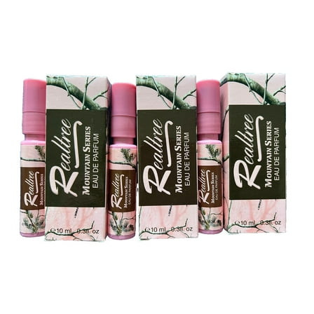 Realtree Mountain Series Eau de Parfum 3-Piece Travel Spray Set, 0.3 oz Each