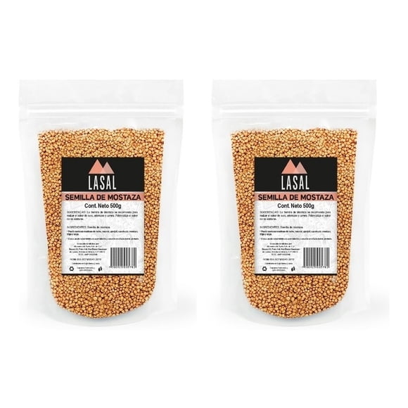 Semilla De Mostaza 500 Gramos 2 Piezas