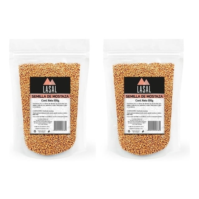 Semilla De Mostaza 500 Gramos 2 Piezas
