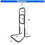 Standing Assistant Chair & Portable Patient Lift Mobility Handle Bar Aid For Elderly - 3 Handholds for Mobility & Recovery Assistance - Wheelchair Accessible