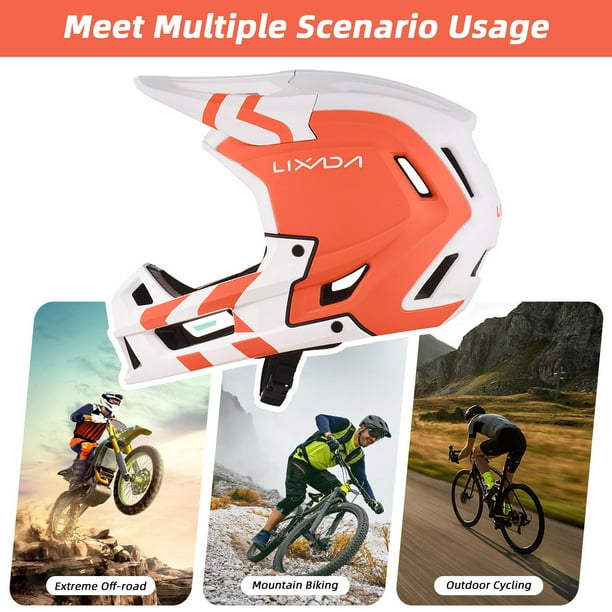 Casco Integral Para Bicicleta De Montaña, Ligero Y Con Ventilación