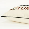 thumbnail image 5 of Rizzy Home Harvest Ivory/Multicolor Sentiment - "Fall Breeze and Autumn Leaves" Cotton 14"x26" Poly Filled Decorative Throw Pillow, 5 of 5