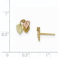 thumbnail image 2 of Beautiful 10k Tri-color Black Hills Gold Post Earrings, 2 of 2