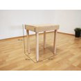 thumbnail image 1 of Mesa De Noche Auxiliar 50 X 42 X 60 cm Muebles GM Desarmable Madera De Pino Sin Pintar, 1 of 2