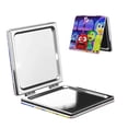 thumbnail image 1 of Pofeuu inside out 2 for Portable Pocket Makeup Mirror PU Cover Compact Travel Mirror with Normal and Magnifying Double Sided Glass-Square, 1 of 9