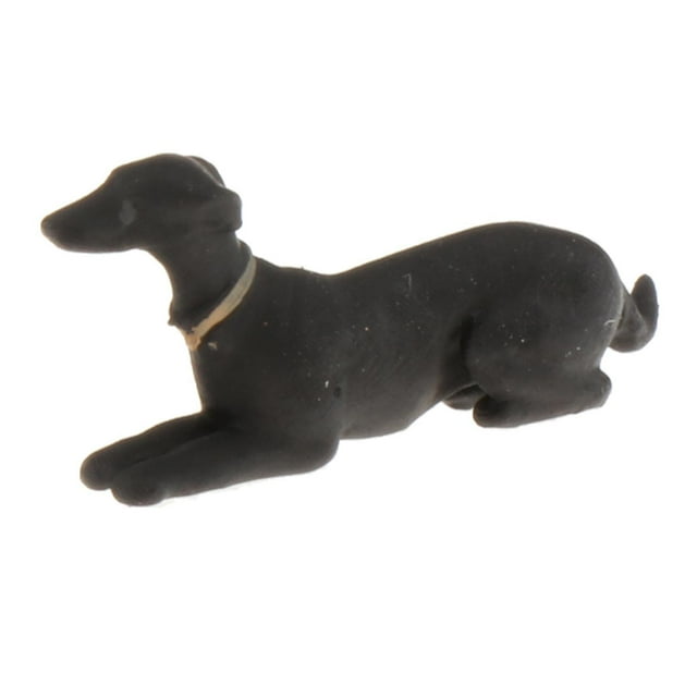 lionlar 1:64 Scale Hand Painted Model Dog Animal Model Ornaments Style7