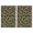 Football Icon Green, variant on 2 Pcs Football Outline Orange Pattern Funny Kitchen Towels, Microfiber Dish Towels, Kitchen Tea Towels Set 18" X 26"
