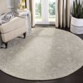 thumbnail image 2 of SAFAVIEH Blossom Emmerson Damask Snowflakes Wool Runner Rug, Light Beige, 2'3" x 8', 2 of 8