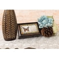 thumbnail image 2 of Cottage Garden - in Time of Grief You are Not Alone Amber Earth Tone Jewelry Music Box Plays On Eagle's Wings, 2 of 5