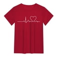 thumbnail image 2 of Basic T Shirts for Women Everyday Casual Loose Fit Summer Short Sleeve, 2 of 4