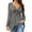 Grey, variant on Womens Long Sleeve t Shirts Womens Tops Dressy Casual Womens Casual Tops Long Sleeve V Neck Tee Shirt Solid Loose Side Split Blouse Tunic