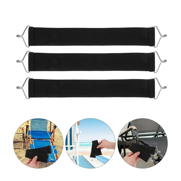 QUMIIRITY Nylon Lounge Chair Repair Belt 3Pcs 13.8X1.9X0.04in