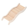 thumbnail image 1 of Wooden Ladder Bridge Hamster Climbing Toy Wooden Hamster Ladder Bendable Rat Cage  Toy for Small Animals, 1 of 7