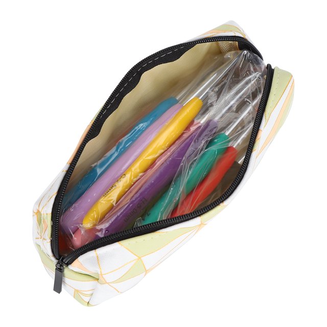 Juego de Ganchillo Ergonómico Cómodo Kit de Agujas deSuave para Manos Artríticas Gran Regalo para Principiantes y Avanzados Ganchos Largos de Aluminio para un