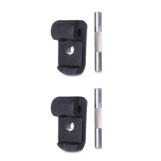 Toystoory Hebilla de gancho Plegable Estructura firme Servicio prolongado Práctico para instalar Ganchos frontales Fácil de usar Reemplazo práctico para Negro 2piezas Toystoory CBP203526