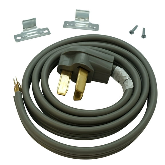 Electrical Range 5' Power Cord, 40 Amp, 3 Prong Wire, 125/250V, SRC3-40-5